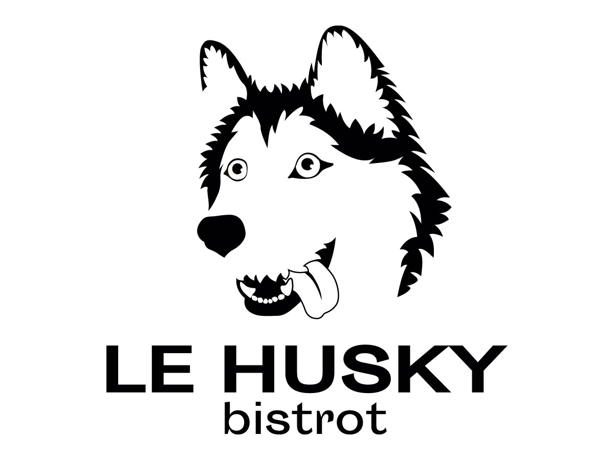 Création du logo du restaurant Le Husky Les Contamines