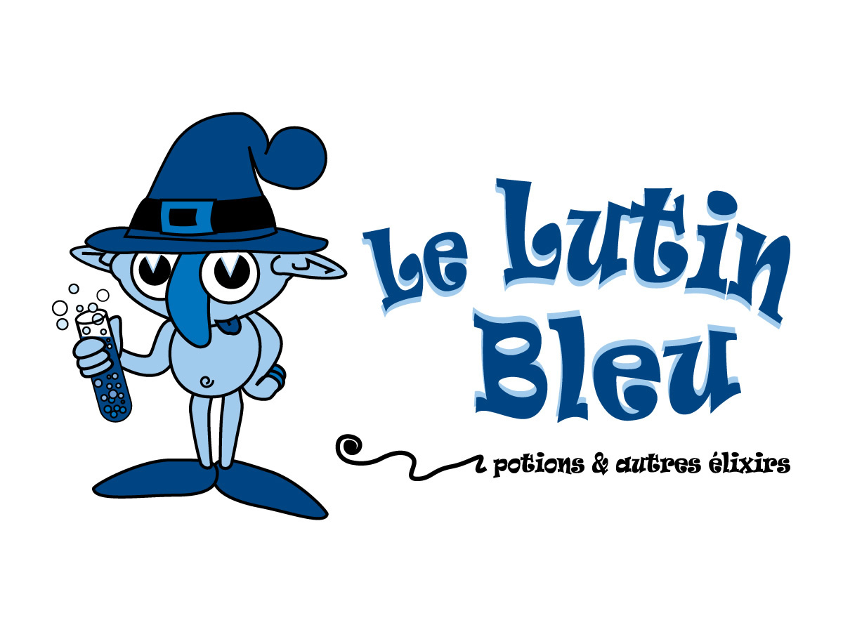 Etude de logo pour le bar Le Lutin Bleu
